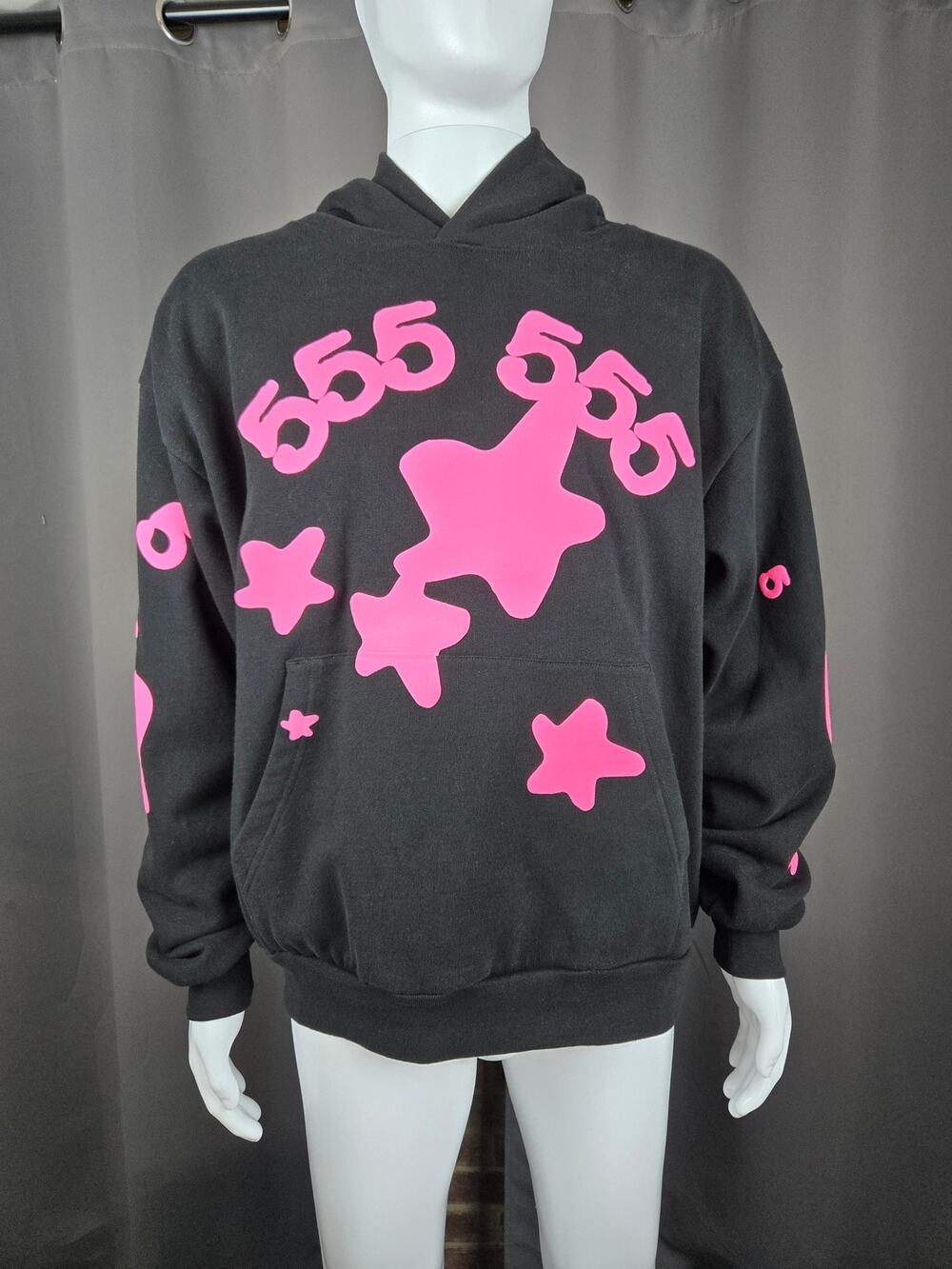 Sp5der Beluga Angel Number Black/Pink